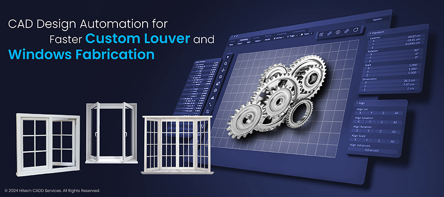 CAD Design Automation for Louver and Windows Design